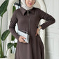 Premium Elegant Modest Dress Abaya with Matching Hijab – Luxury Islamic Wear for Daily