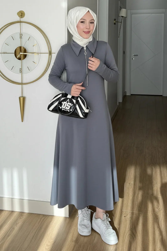 Premium Elegant Modest Dress Abaya with Matching Hijab – Luxury Islamic Wear for Daily