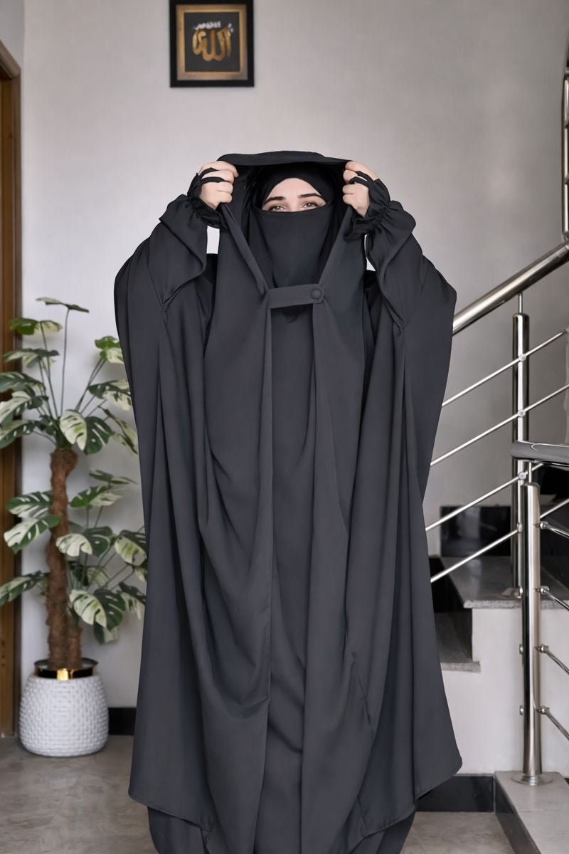 Premium Saudi Jilbab Abaya – Full Coverage Modest Wear