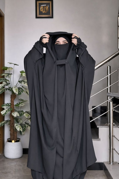 Premium Saudi Jilbab Abaya – Full Coverage Modest Wear