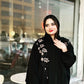 Luxury Black Embroidered Abaya