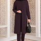 Fashion Showcase Double Crepe Top & Bottom