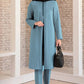 Fashion Showcase Double Crepe Top & Bottom