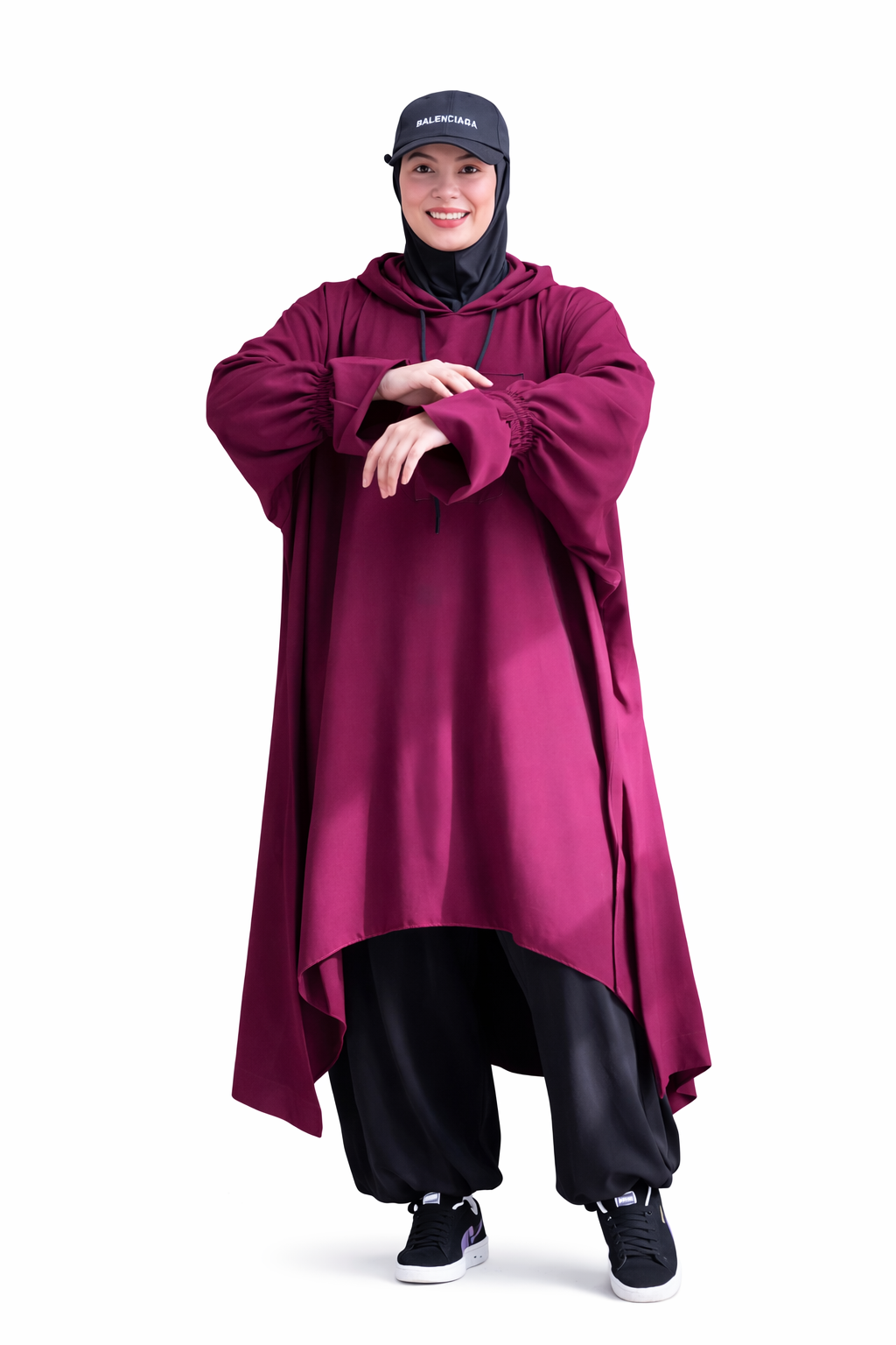 Premium Hoodie Modest Wear 2-Piece Set – Comfort Fit Abaya Style | Abaya Store