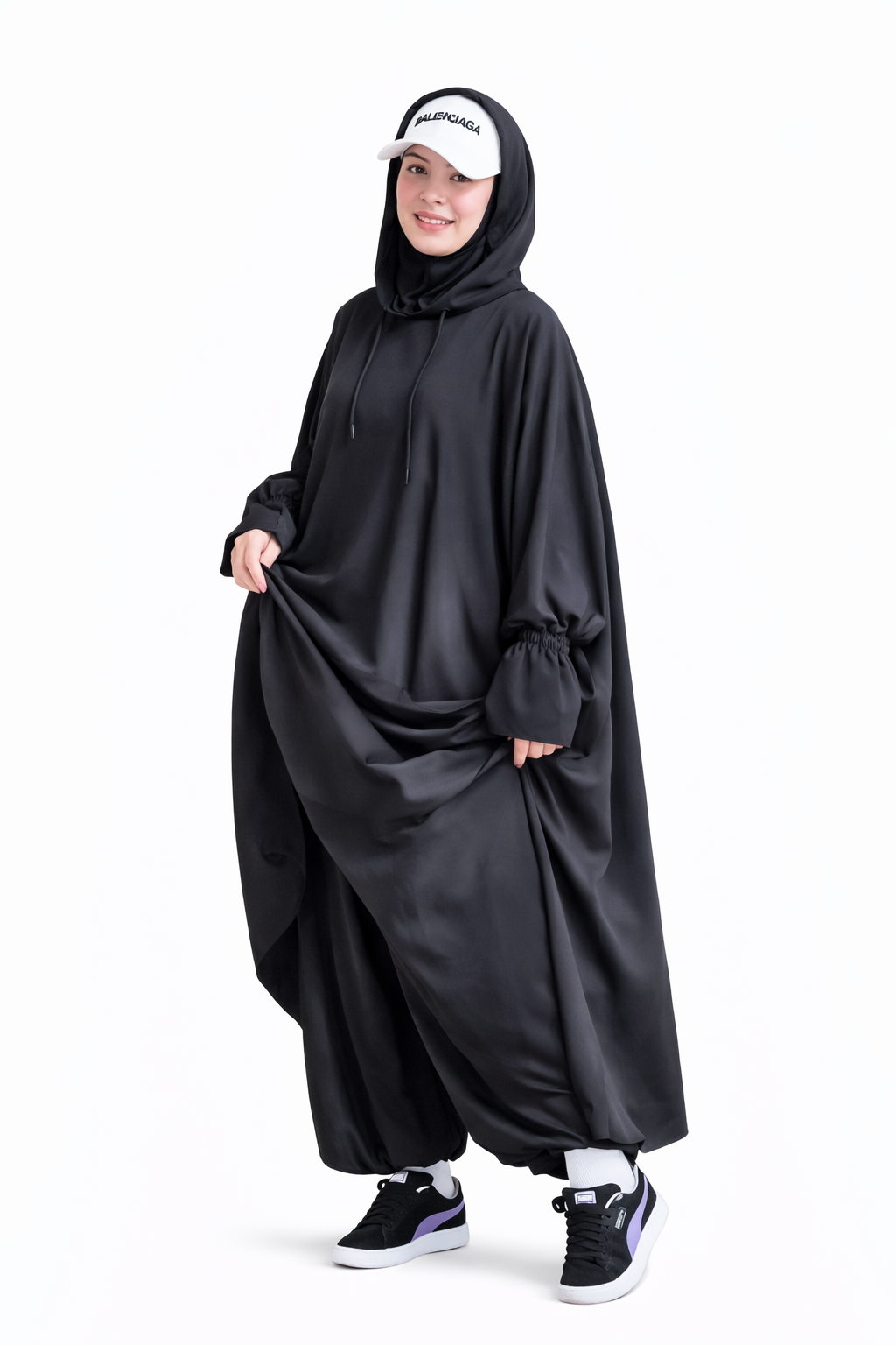 Premium Hoodie Modest Wear 2-Piece Set – Comfort Fit Abaya Style | Abaya Store
