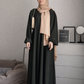 Premium Plain Daily Wear Full-Length Abaya with Matching Hijab – Comfortable & Modest