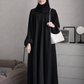 Premium Plain Daily Wear Full-Length Abaya with Matching Hijab – Comfortable & Modest