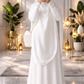Pure White Hajj & Umrah Abaya | Comfortable Ihram-Friendly Wear – Abaya Store