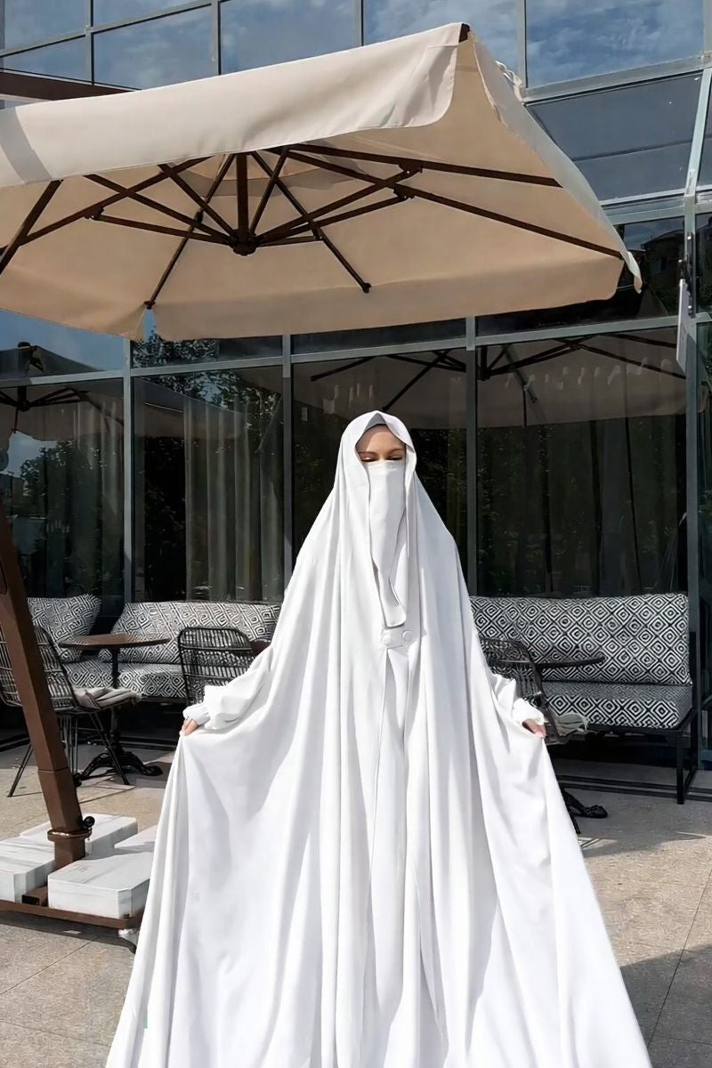 Luxury Full-Length Jilbab with Matching Niqab for Women | Premium Modest Wear | Abaya Store