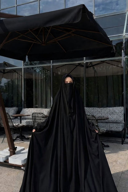 Luxury Full-Length Jilbab with Matching Niqab for Women | Premium Modest Wear | Abaya Store