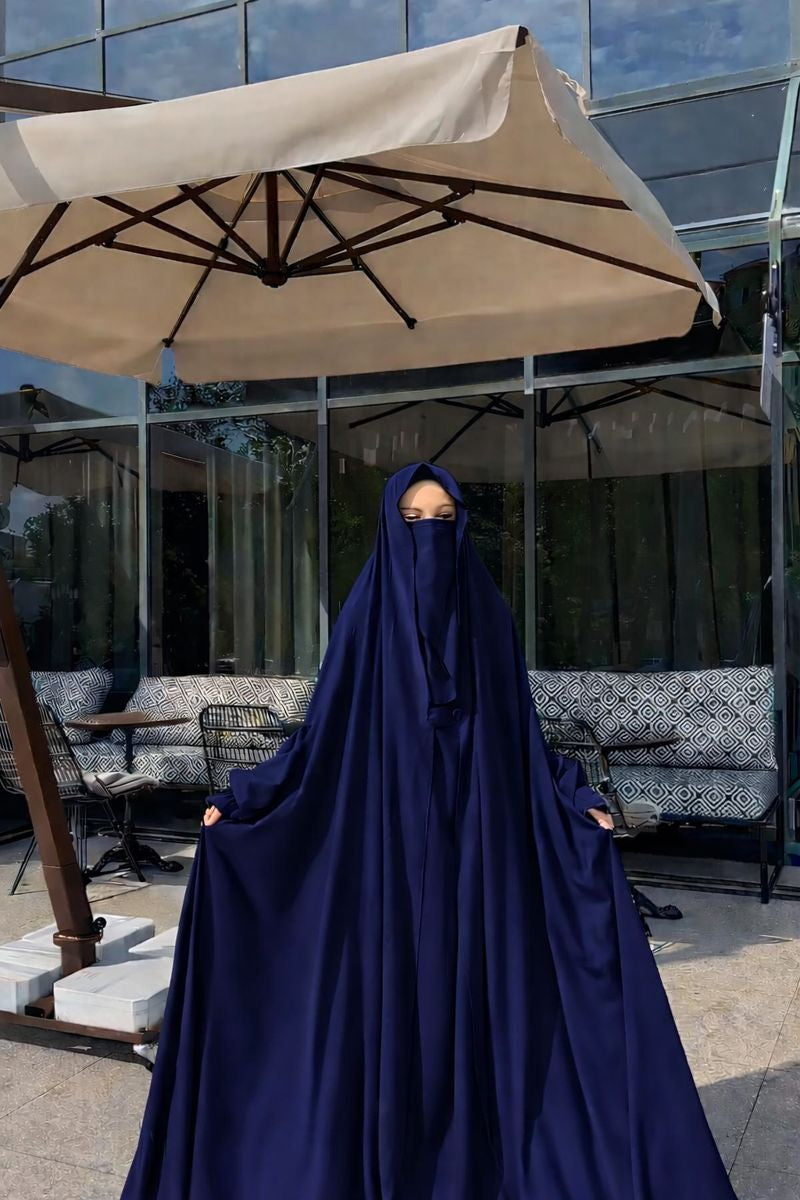 Luxury Full-Length Jilbab with Matching Niqab for Women | Premium Modest Wear | Abaya Store
