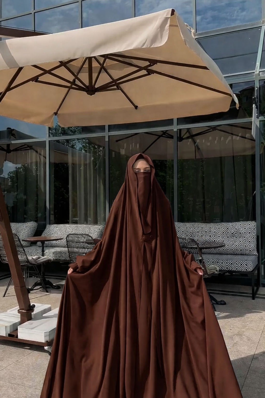 Luxury Full-Length Jilbab with Matching Niqab for Women | Premium Modest Wear | Abaya Store
