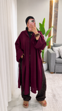 Premium Oversized Front Open Shirt Abaya