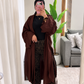 Premium Oversized Front Open Shirt Abaya