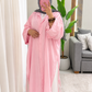 Premium Oversized Front Open Shirt Abaya