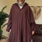 Chocolate Brown Modest One Piece Outfit – Abaya Store