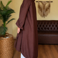 Chocolate Brown Modest One Piece Outfit – Abaya Store