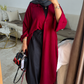 Premium White Modest One Piece Outfit With Fringe Detail