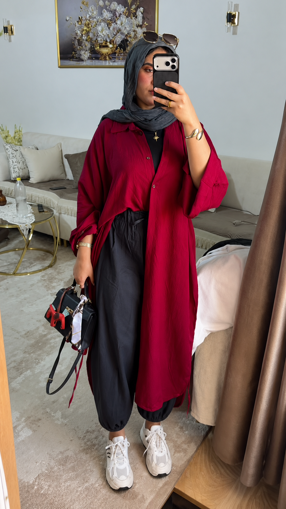 Premium White Modest One Piece Outfit With Fringe Detail