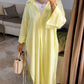 Premium White Modest One Piece Outfit With Fringe Detail