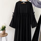 Premium Chocolate Brown One Piece Abaya for Women – Everyday Modest Wear