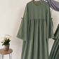 Premium Chocolate Brown One Piece Abaya for Women – Everyday Modest Wear