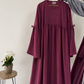 Premium Chocolate Brown One Piece Abaya for Women – Everyday Modest Wear