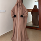 Premium Front Zip Jilbab Set for Women – Elegant Full Coverage Prayer Jilbab