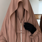 Premium Front Zip Jilbab Set for Women – Elegant Full Coverage Prayer Jilbab
