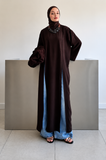 Premium Front Open One Piece Abaya for Women – Elegant Modest Long Shrug Style Abaya