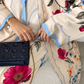 Premium Multicolor Floral Printed Shrug Abaya Set