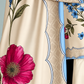 Premium Multicolor Floral Printed Shrug Abaya Set