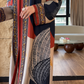 Premium Multicolor Border Print Abaya with Matching Hijab