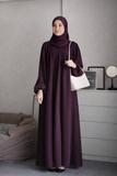 Premium Plain Daily Wear Full-Length Abaya with Matching Hijab – Comfortable & Modest