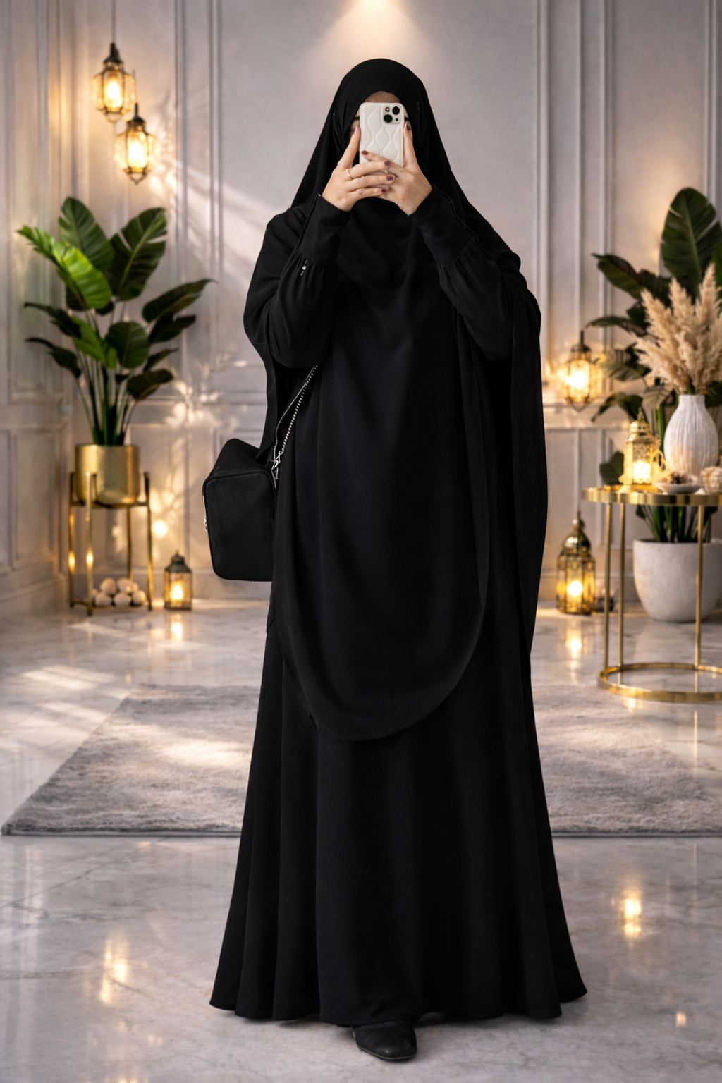 Pure White Hajj & Umrah Abaya | Comfortable Ihram-Friendly Wear – Abaya Store