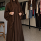 Premium Umrah & Hajj Abaya with Functional Pockets | Lightweight Modest Wear | Abaya Store