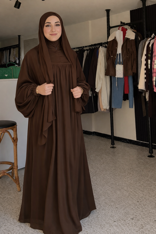 Premium Umrah & Hajj Abaya with Functional Pockets | Lightweight Modest Wear | Abaya Store