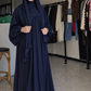 Premium Umrah & Hajj Abaya with Functional Pockets | Lightweight Modest Wear | Abaya Store
