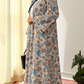 Premium Paisley Printed Shrug Abaya with Matching Hijab