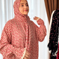 Premium Floral Printed Prayer Dress with Attached Hijab