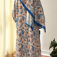 Premium Paisley Printed Shrug Abaya with Matching Hijab