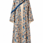 Premium Paisley Printed Shrug Abaya with Matching Hijab