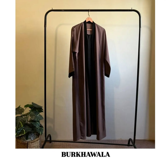 Elegant Open Abaya  Classic Modest Wear