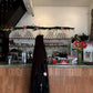 Elegant Black & Brown Two-Tone Abaya Set with Matching Khimar