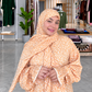 Premium Floral Printed Prayer Abaya with Attached Hijab