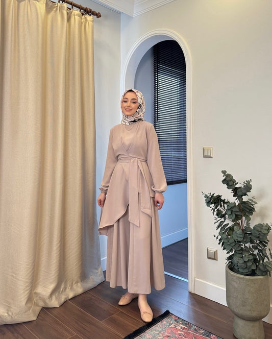 Modest Co-Ord Set 2-Piece | Imported Prada Fabric