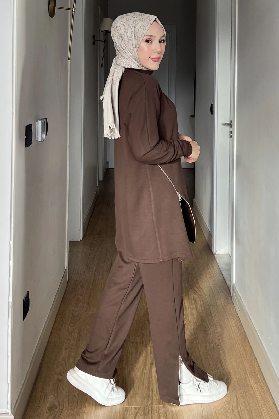 Modest Zipper Co-Ord Set for Women Elegant & Comfortable