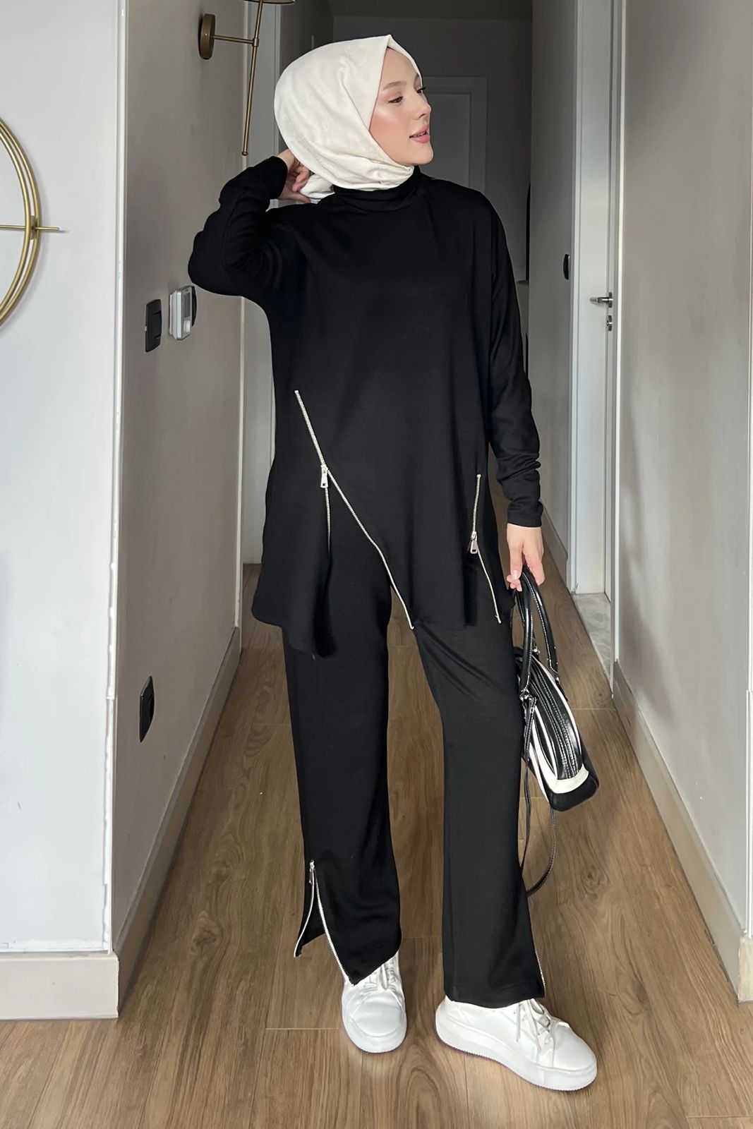 Modest Zipper Co-Ord Set for Women Elegant & Comfortable