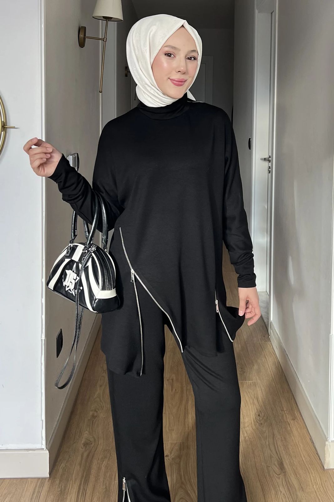 Modest Zipper Co-Ord Set for Women Elegant & Comfortable