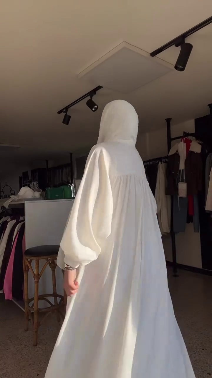 Premium Umrah & Hajj Abaya with Functional Pockets | Lightweight Modest Wear | Abaya Store